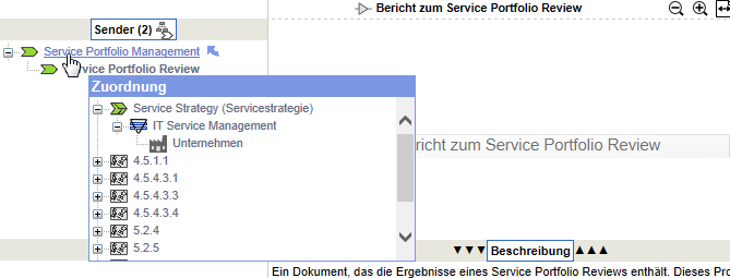 Informationselement mit Sendern